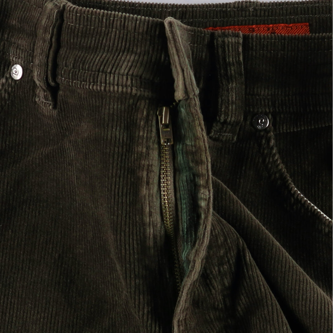 Pierre Cardin men's corduroy pants, size W32 cotton Khaki type Vintage Second Hand