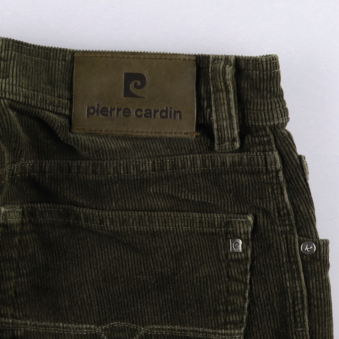 Pierre Cardin men's corduroy pants, size W32 cotton Khaki type Vintage Second Hand