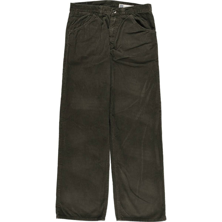 GAP WORKER JEAN corduroy pants, men's size W33 cotton Khaki type Vintage Second Hand