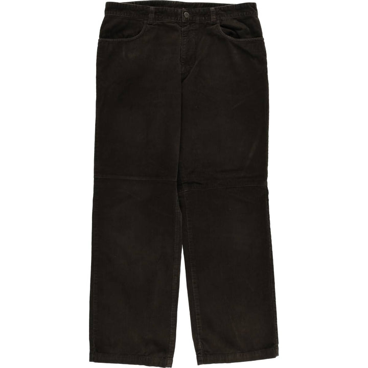 Calvin Klein corduroy pants, size W34, L32, men's size W34 equivalent cotton brown type Vintage Second Hand