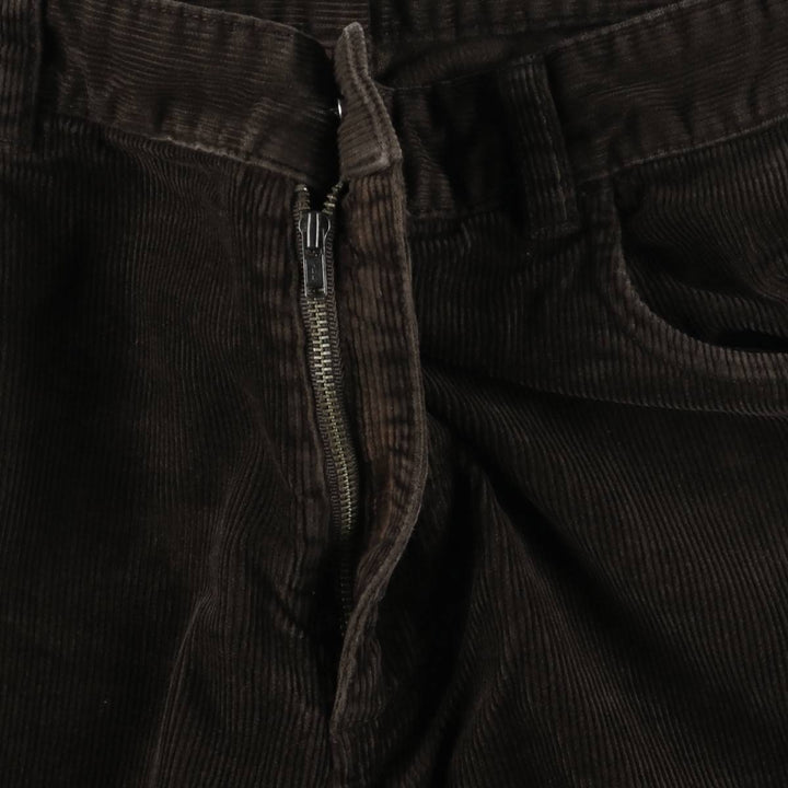 Calvin Klein corduroy pants, size W34, L32, men's size W34 equivalent cotton brown type Vintage Second Hand