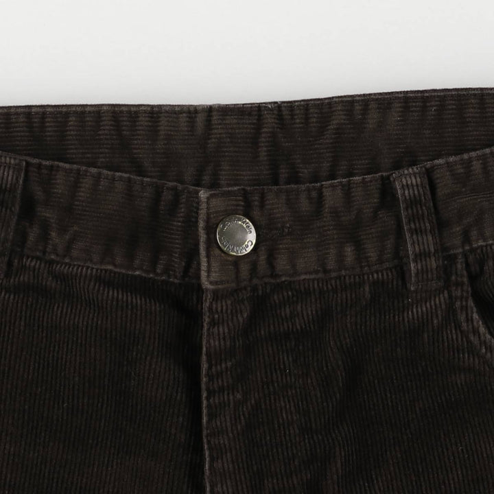 Calvin Klein corduroy pants, size W34, L32, men's size W34 equivalent cotton brown type Vintage Second Hand