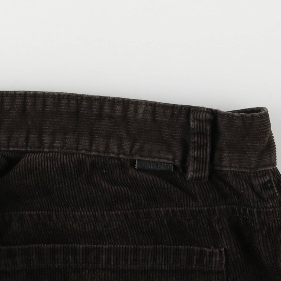 Calvin Klein corduroy pants, size W34, L32, men's size W34 equivalent cotton brown type Vintage Second Hand