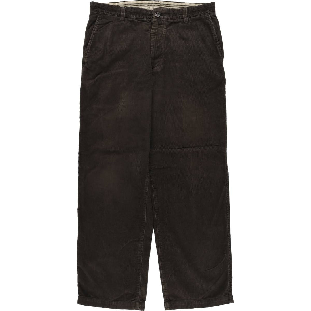 IZOD Men's Corduroy Pants, Size W34 cotton brown type Vintage Second Hand