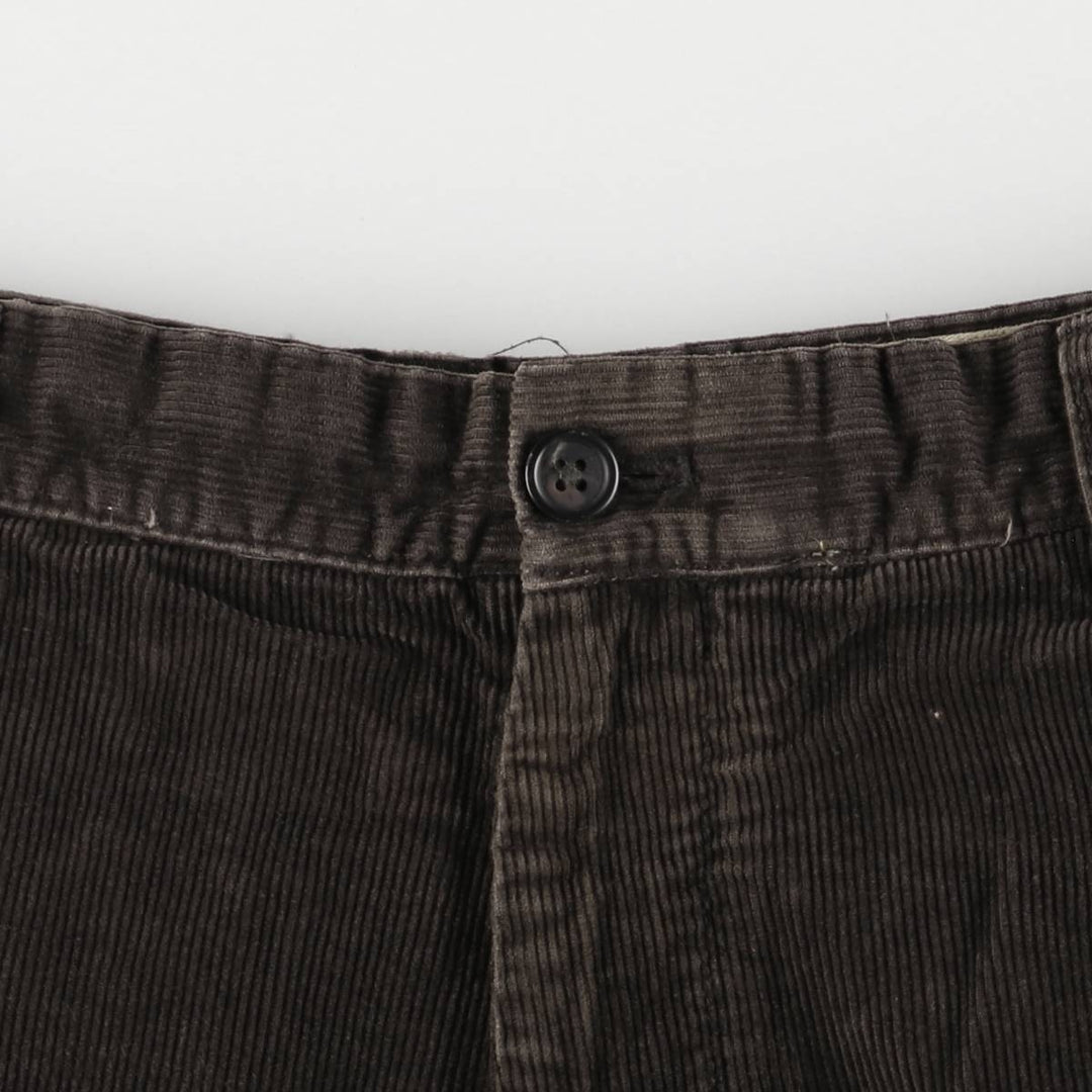 IZOD Men's Corduroy Pants, Size W34 cotton brown type Vintage Second Hand