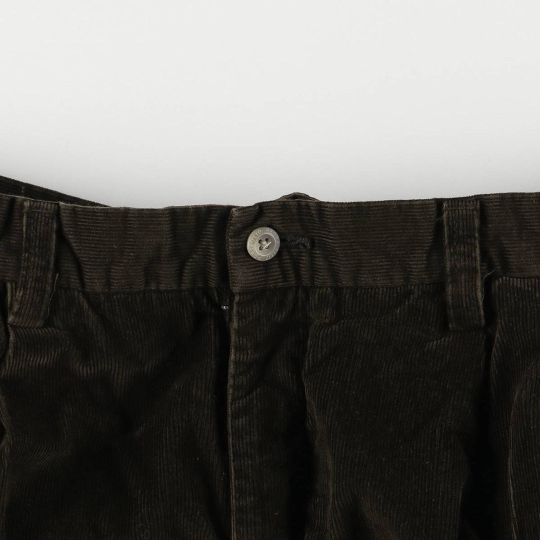 Perry Ellis PERRY ELLIS PORTFOLIO Corduroy Pants Men's Size W36 (Two-pleat) cotton brown type Vintage Second Hand
