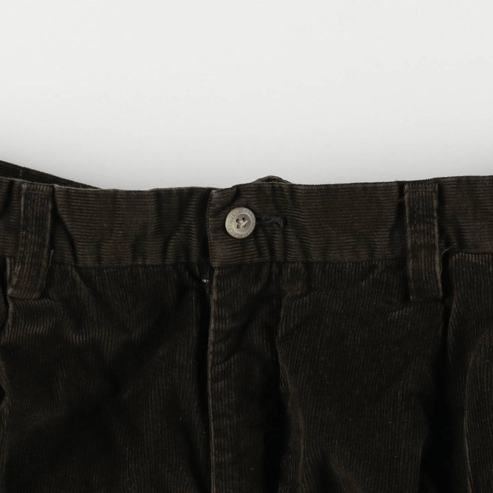 Perry Ellis PERRY ELLIS PORTFOLIO Corduroy Pants Men's Size W36 (Two-pleat) cotton brown type Vintage Second Hand