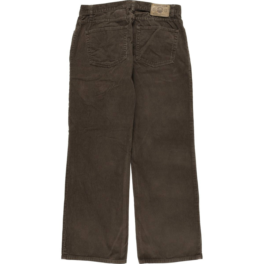 Eddie Bauer Bootcut Corduroy Pants, Men's, Size W34 cotton brown type Vintage Second Hand