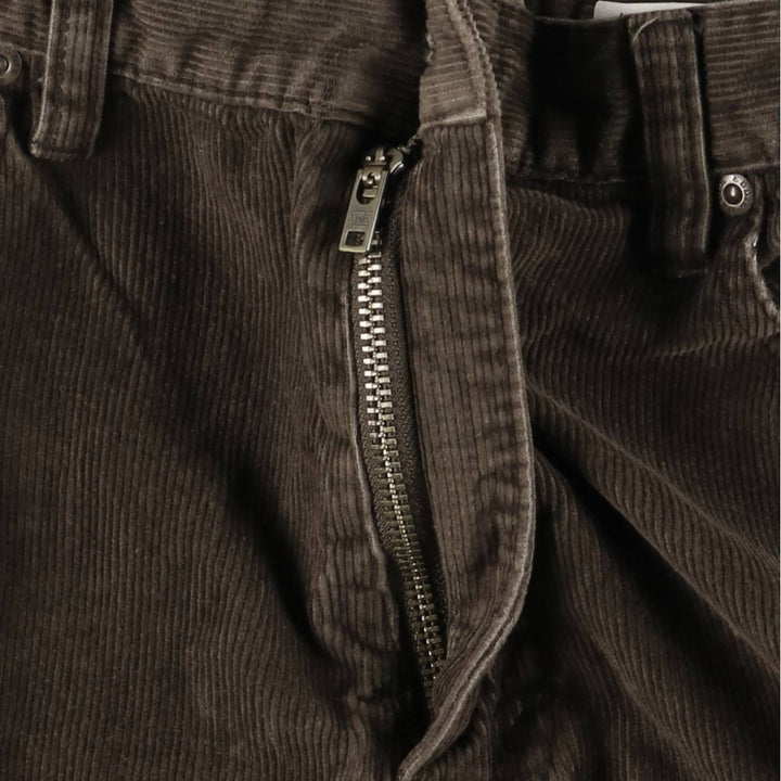 Eddie Bauer Bootcut Corduroy Pants, Men's, Size W34 cotton brown type Vintage Second Hand