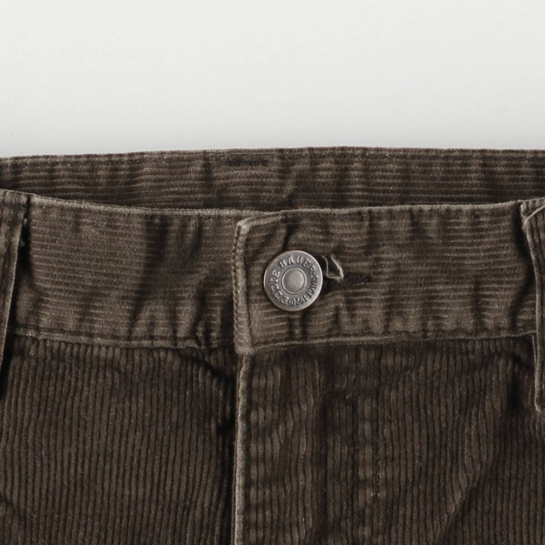 Eddie Bauer Bootcut Corduroy Pants, Men's, Size W34 cotton brown type Vintage Second Hand