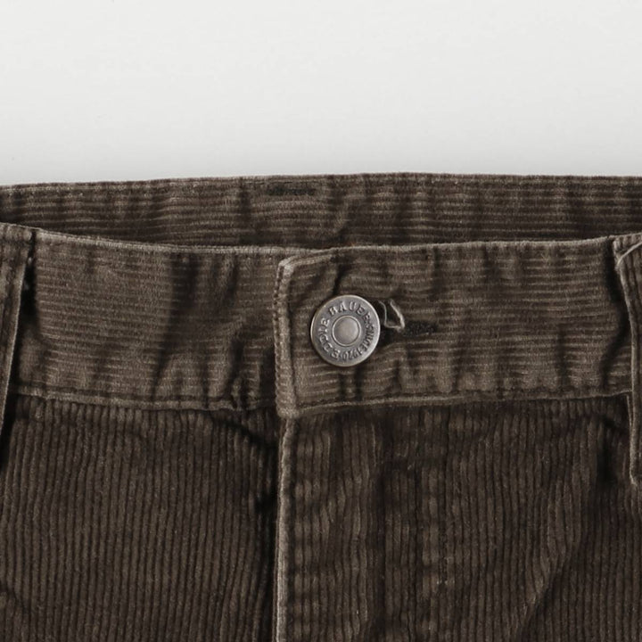 Eddie Bauer Bootcut Corduroy Pants, Men's, Size W34 cotton brown type Vintage Second Hand