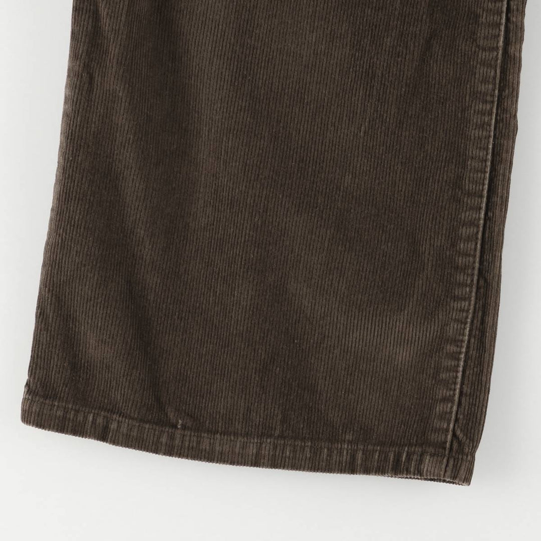 Eddie Bauer Bootcut Corduroy Pants, Men's, Size W34 cotton brown type Vintage Second Hand