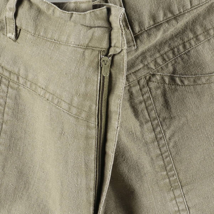 DEB Cotton Shorts, Women's Size L Lamy Khaki type Vintage Second Hand