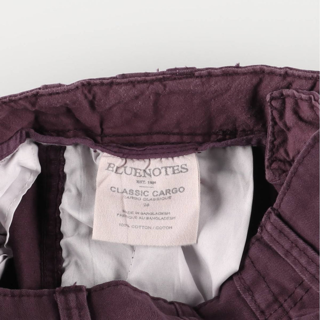 BLUENOTES CLASSIC CARGO Cargo Shorts, Women's Size L (W29) cotton purple type Vintage Second Hand
