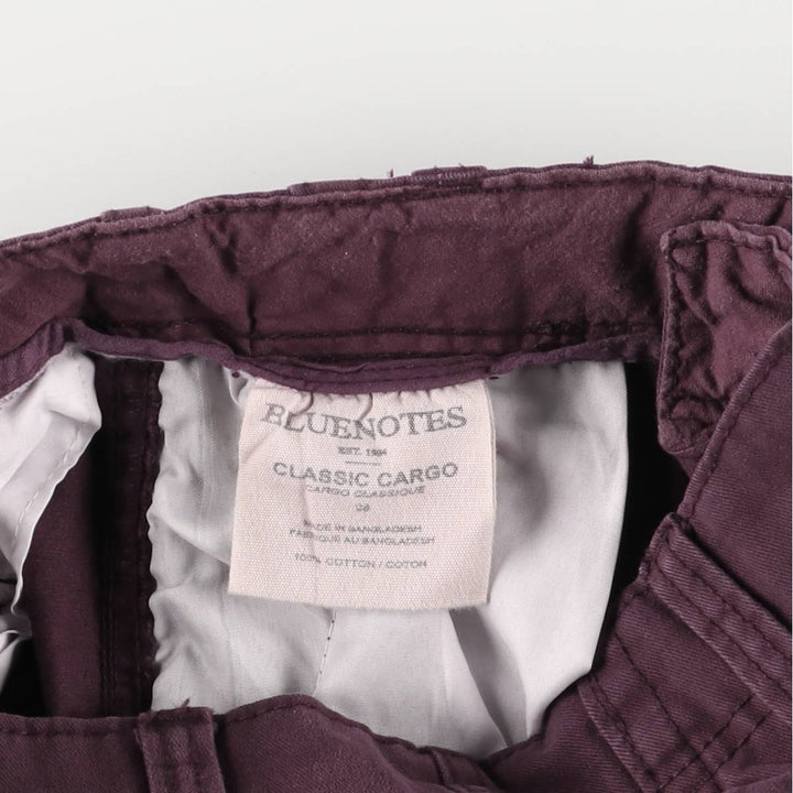 BLUENOTES CLASSIC CARGO Cargo Shorts, Women's Size L (W29) cotton purple type Vintage Second Hand