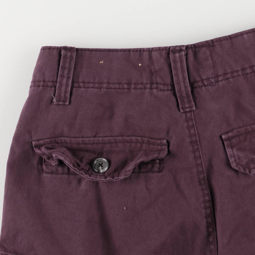 BLUENOTES CLASSIC CARGO Cargo Shorts, Women's Size L (W29) cotton purple type Vintage Second Hand
