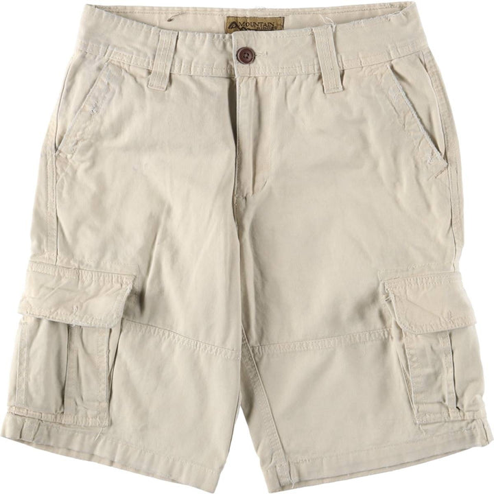 MOUNTAIN RIDGE Cargo Shorts, Women's XL (W31) cotton Beige type Vintage Second Hand