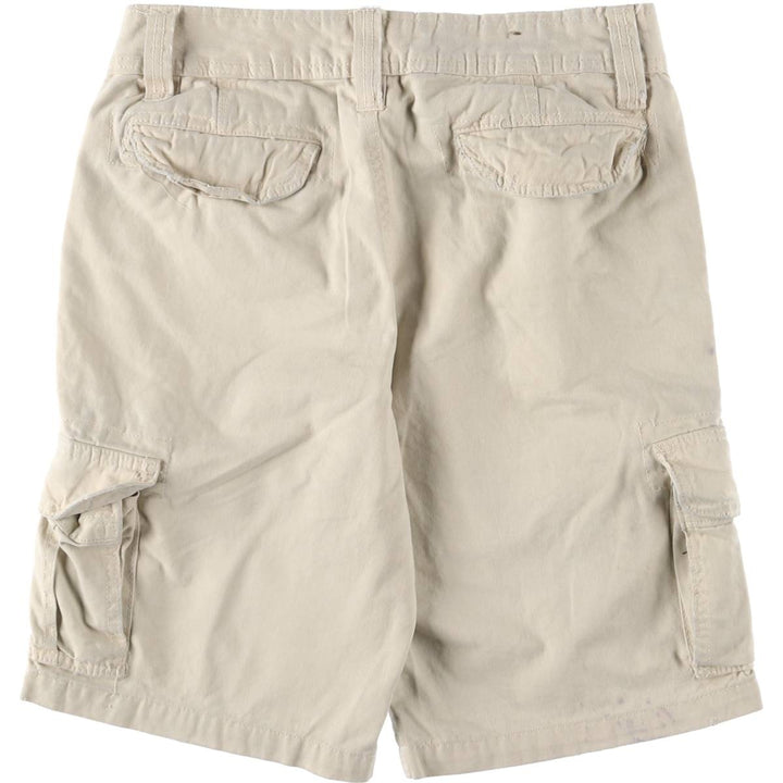 MOUNTAIN RIDGE Cargo Shorts, Women's XL (W31) cotton Beige type Vintage Second Hand