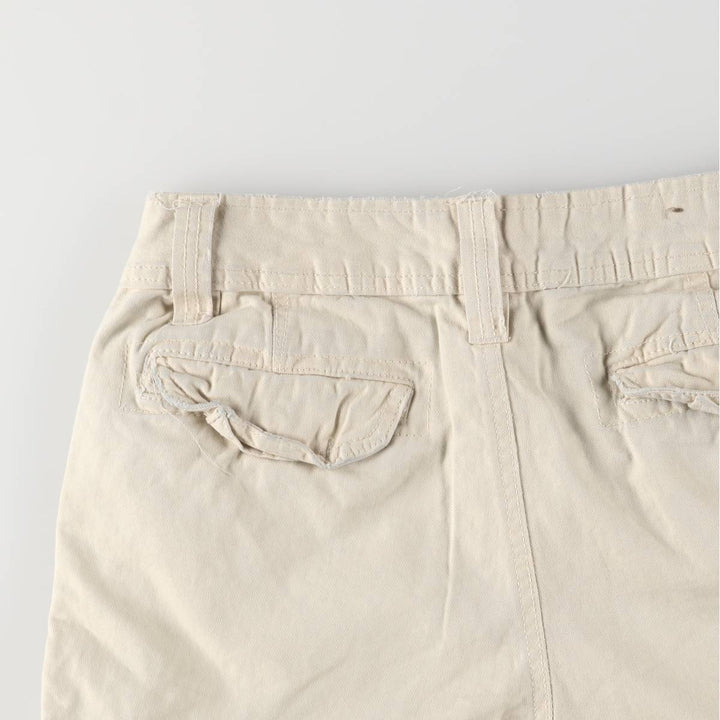 MOUNTAIN RIDGE Cargo Shorts, Women's XL (W31) cotton Beige type Vintage Second Hand