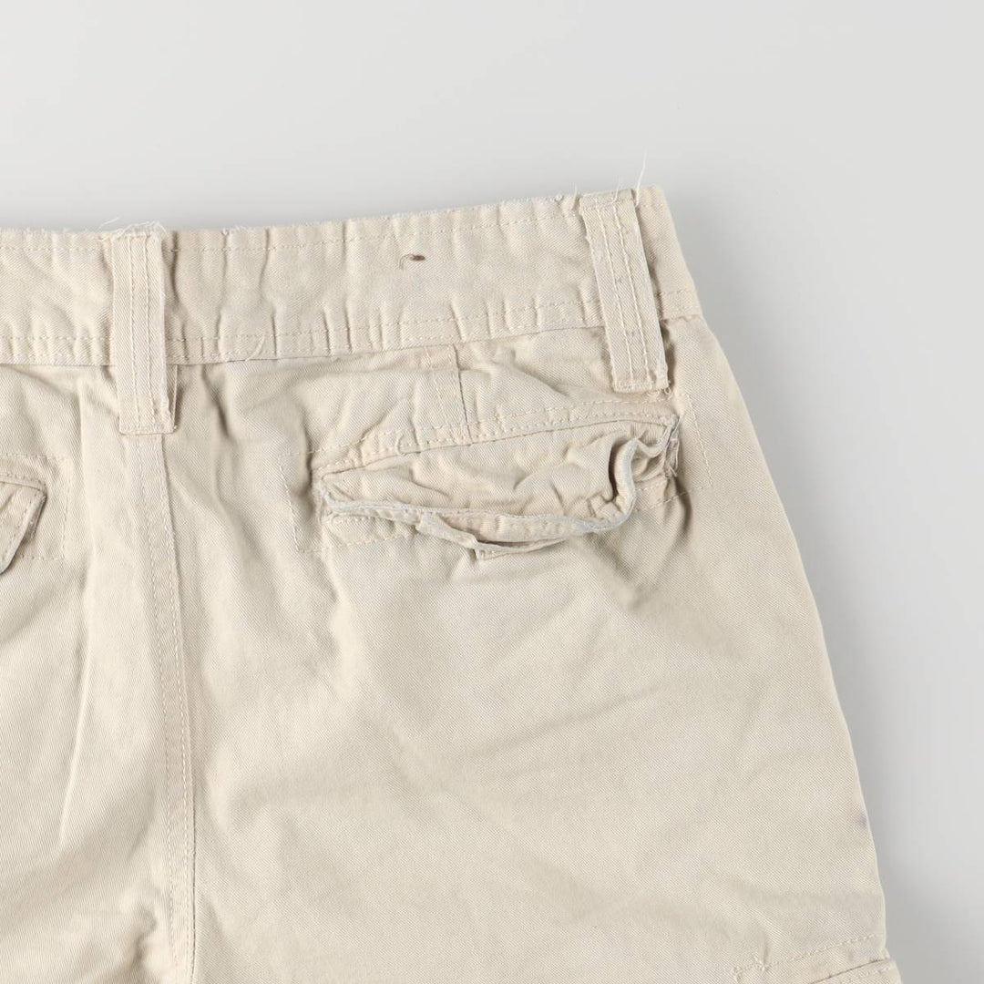 MOUNTAIN RIDGE Cargo Shorts, Women's XL (W31) cotton Beige type Vintage Second Hand