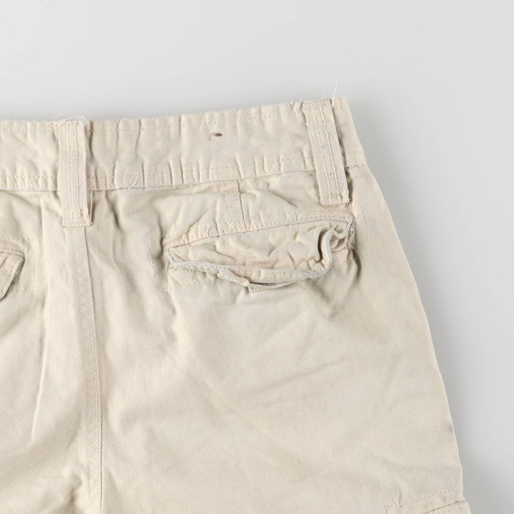 MOUNTAIN RIDGE Cargo Shorts, Women's XL (W31) cotton Beige type Vintage Second Hand
