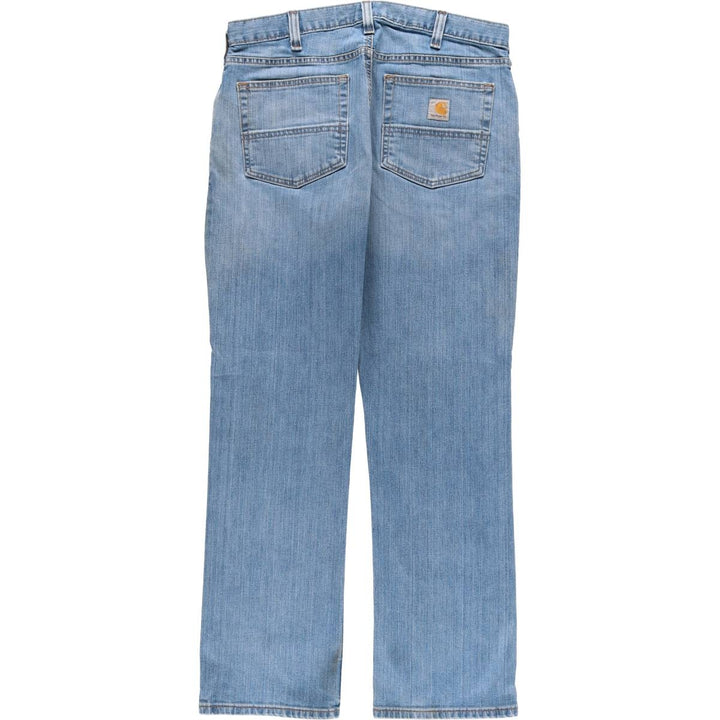 Carhartt Relaxed Fit Tapered Denim Pants for Men, W35 cotton blue type Vintage Second Hand