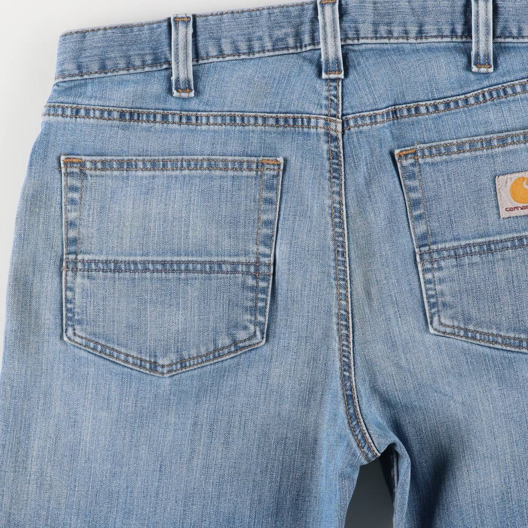 Carhartt Relaxed Fit Tapered Denim Pants for Men, W35 cotton blue type Vintage Second Hand