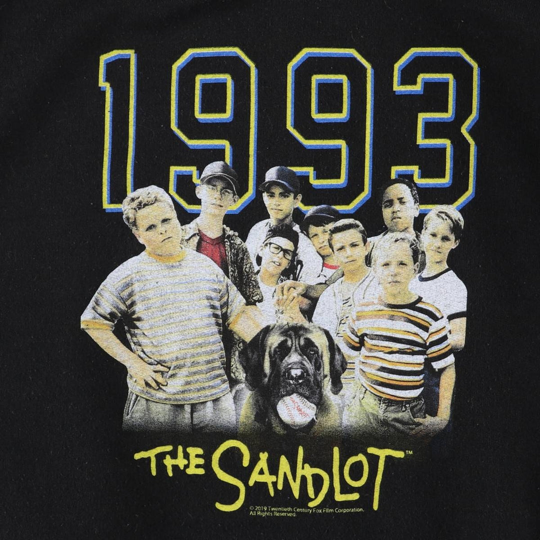 Gildan The Sandlot Movie Sweatshirt Pullover Hoodie, Men's Size M cotton black type Vintage Second Hand