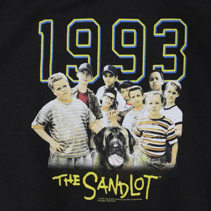 Gildan The Sandlot Movie Sweatshirt Pullover Hoodie, Men's Size M cotton black type Vintage Second Hand