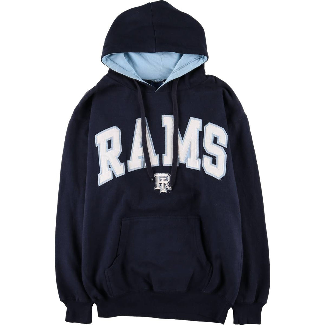 OVD NFL LOS ANGELES RAMS Los Angeles Rams Pullover Hoodie, Men's Size Medium cotton navy blue type Vintage Second Hand
