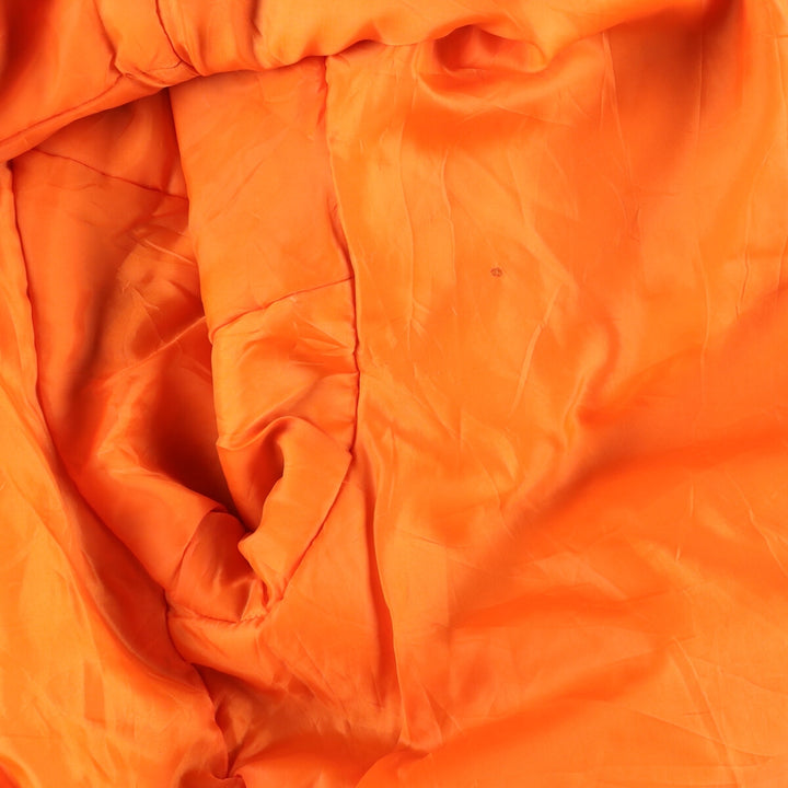 Vintage civilian MA-1 style padded military flight jacket, men's size XL Nylon navy blue type Vintage Second Hand