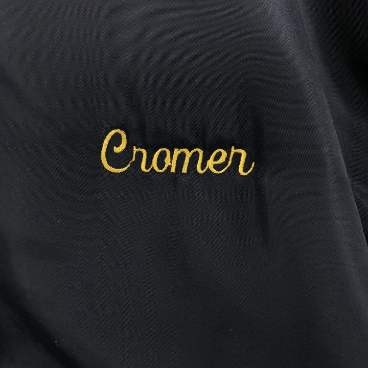 HAL MA-1 Type Padded Military Flight Jacket, Men's Size L Nylon black type Vintage Second Hand