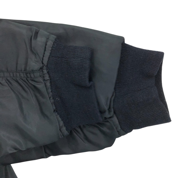 HAL MA-1 Type Padded Military Flight Jacket, Men's Size L Nylon black type Vintage Second Hand