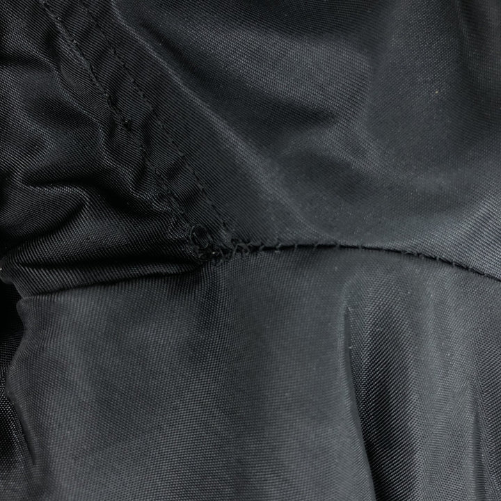 HAL MA-1 Type Padded Military Flight Jacket, Men's Size L Nylon black type Vintage Second Hand