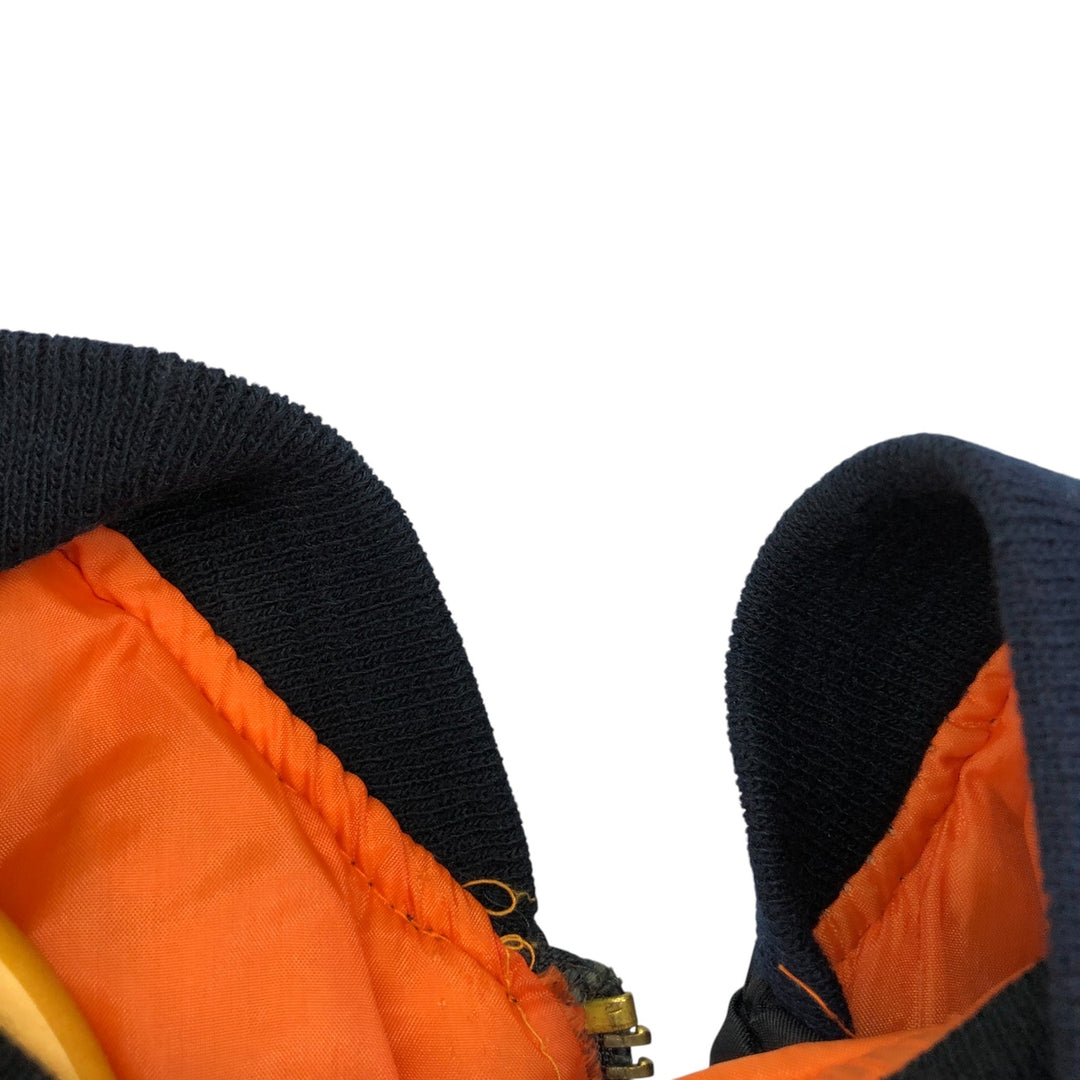 HAL MA-1 Type Padded Military Flight Jacket, Men's Size L Nylon black type Vintage Second Hand