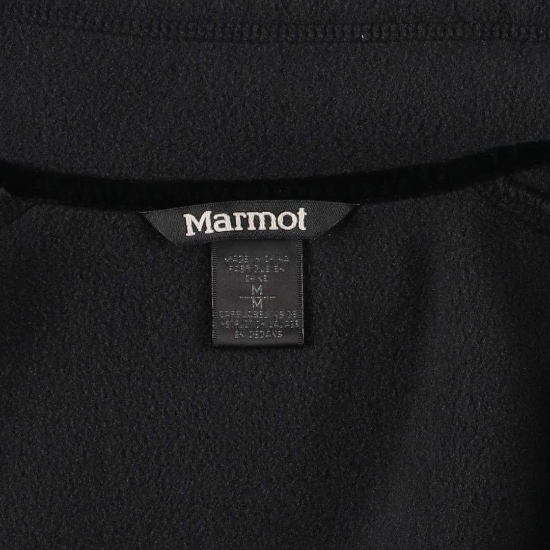Marmot fleece vest, women's size M polyester black type Vintage Second Hand