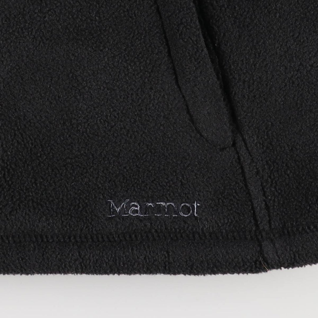 Marmot fleece vest, women's size M polyester black type Vintage Second Hand