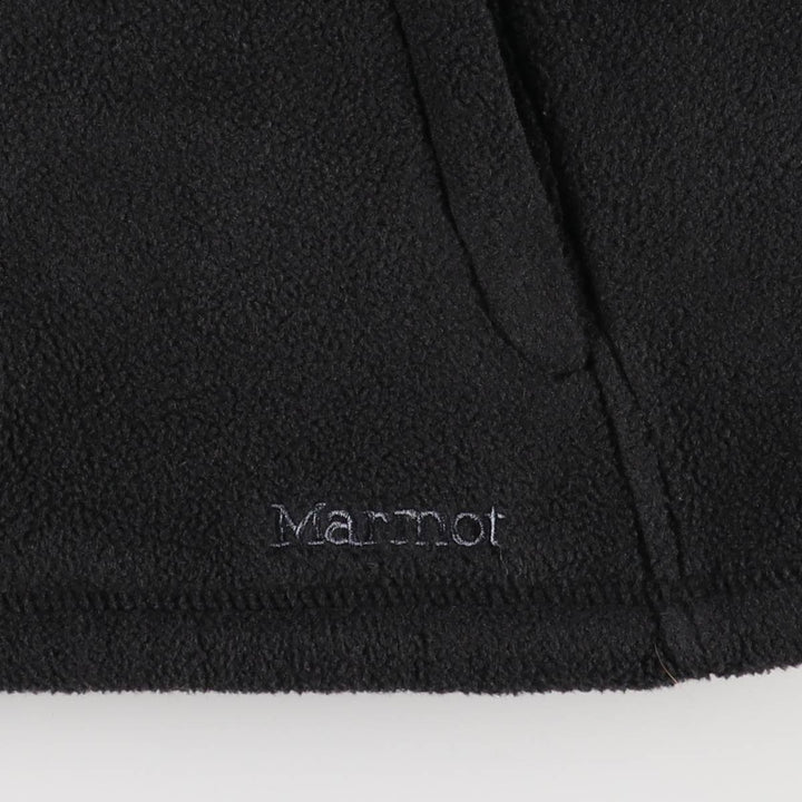 Marmot fleece vest, women's size M polyester black type Vintage Second Hand