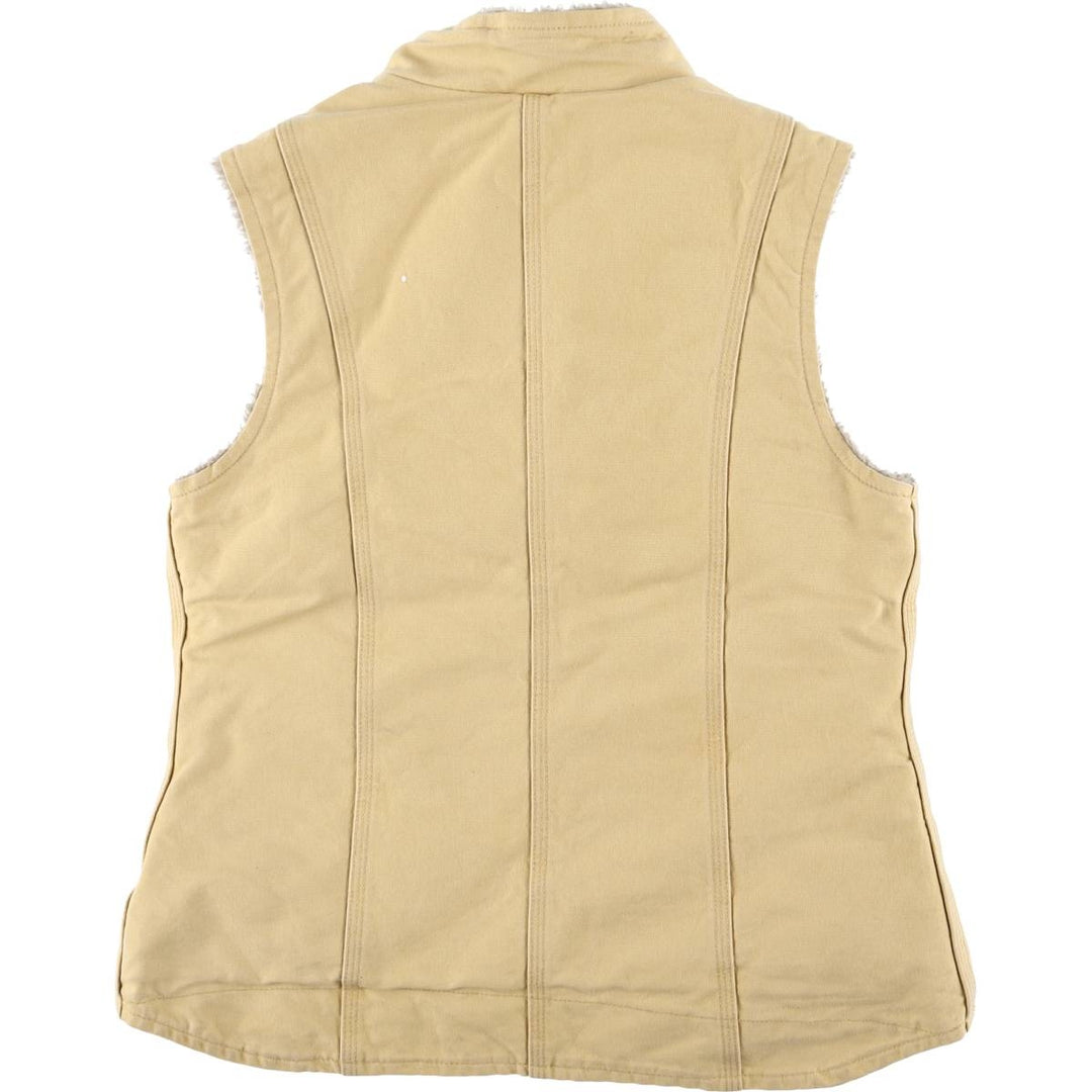 Carhartt Duck Vest, Women's Size Small cotton yellow type Vintage Second Hand