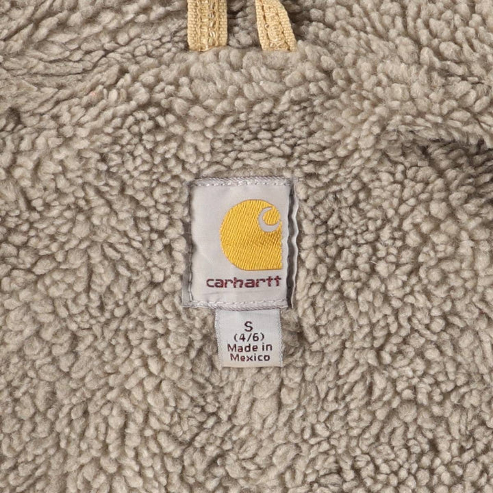 Carhartt Duck Vest, Women's Size Small cotton yellow type Vintage Second Hand