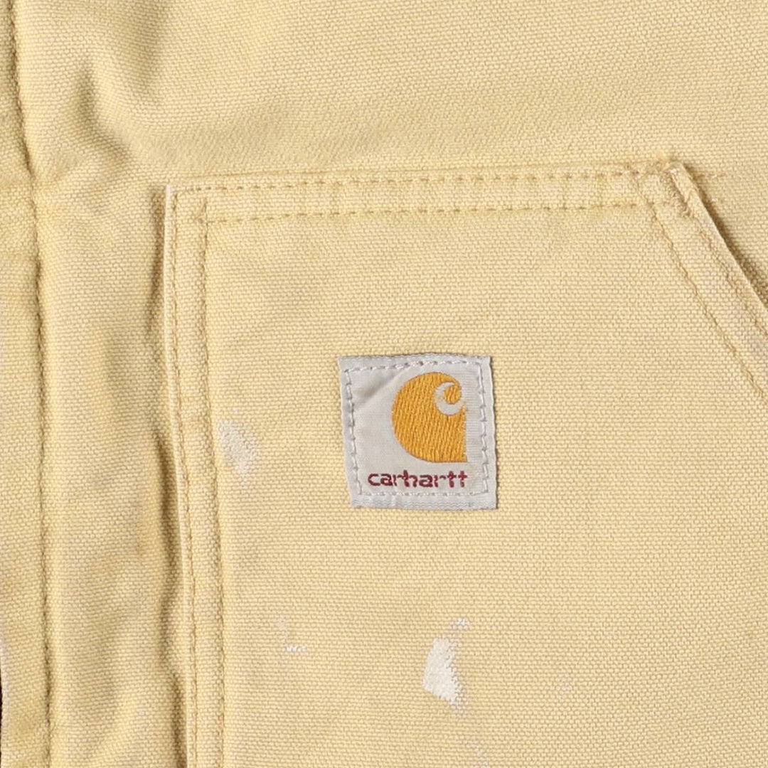 Carhartt Duck Vest, Women's Size Small cotton yellow type Vintage Second Hand