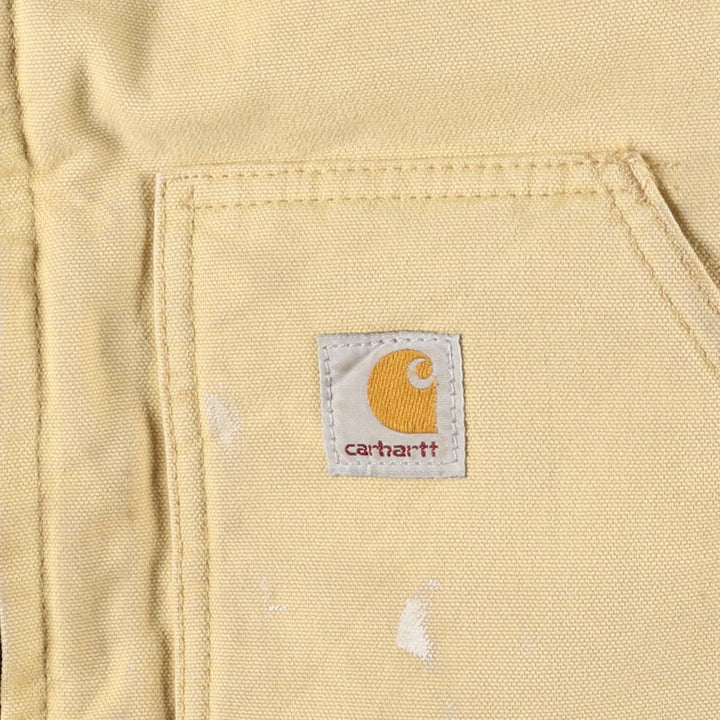 Carhartt Duck Vest, Women's Size Small cotton yellow type Vintage Second Hand