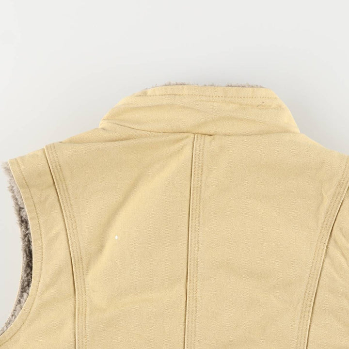 Carhartt Duck Vest, Women's Size Small cotton yellow type Vintage Second Hand