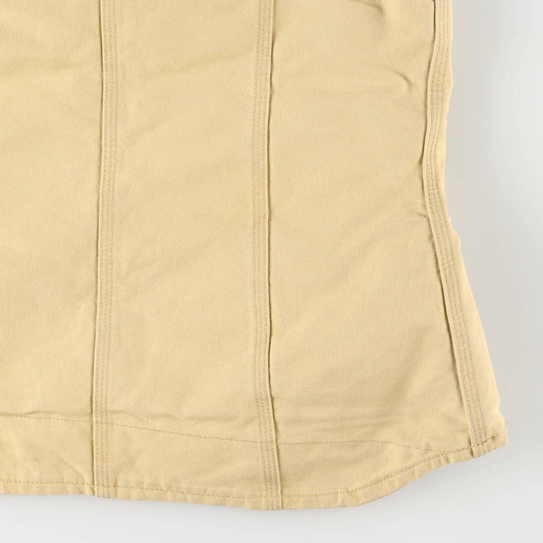 Carhartt Duck Vest, Women's Size Small cotton yellow type Vintage Second Hand