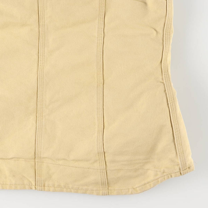 Carhartt Duck Vest, Women's Size Small cotton yellow type Vintage Second Hand