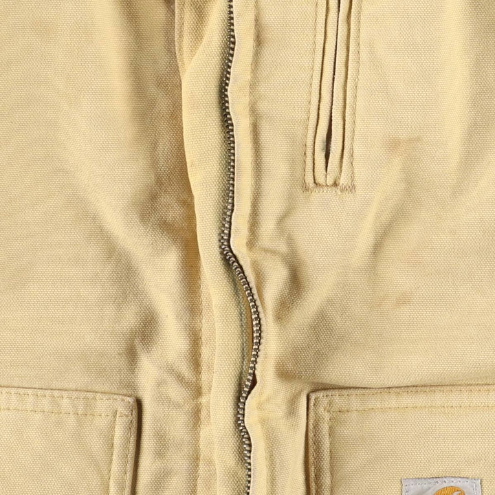 Carhartt Duck Vest, Women's Size Small cotton yellow type Vintage Second Hand