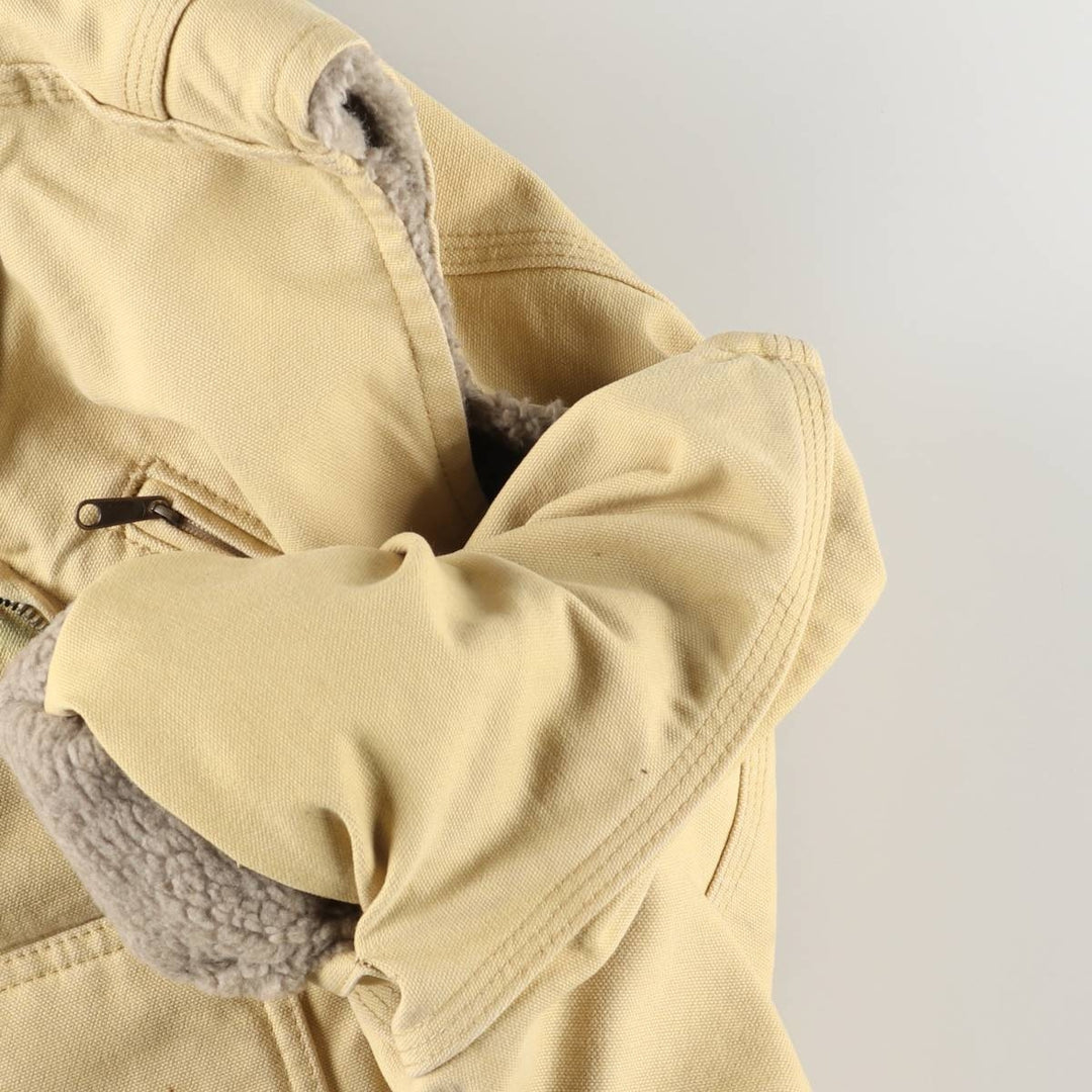 Carhartt Duck Vest, Women's Size Small cotton yellow type Vintage Second Hand