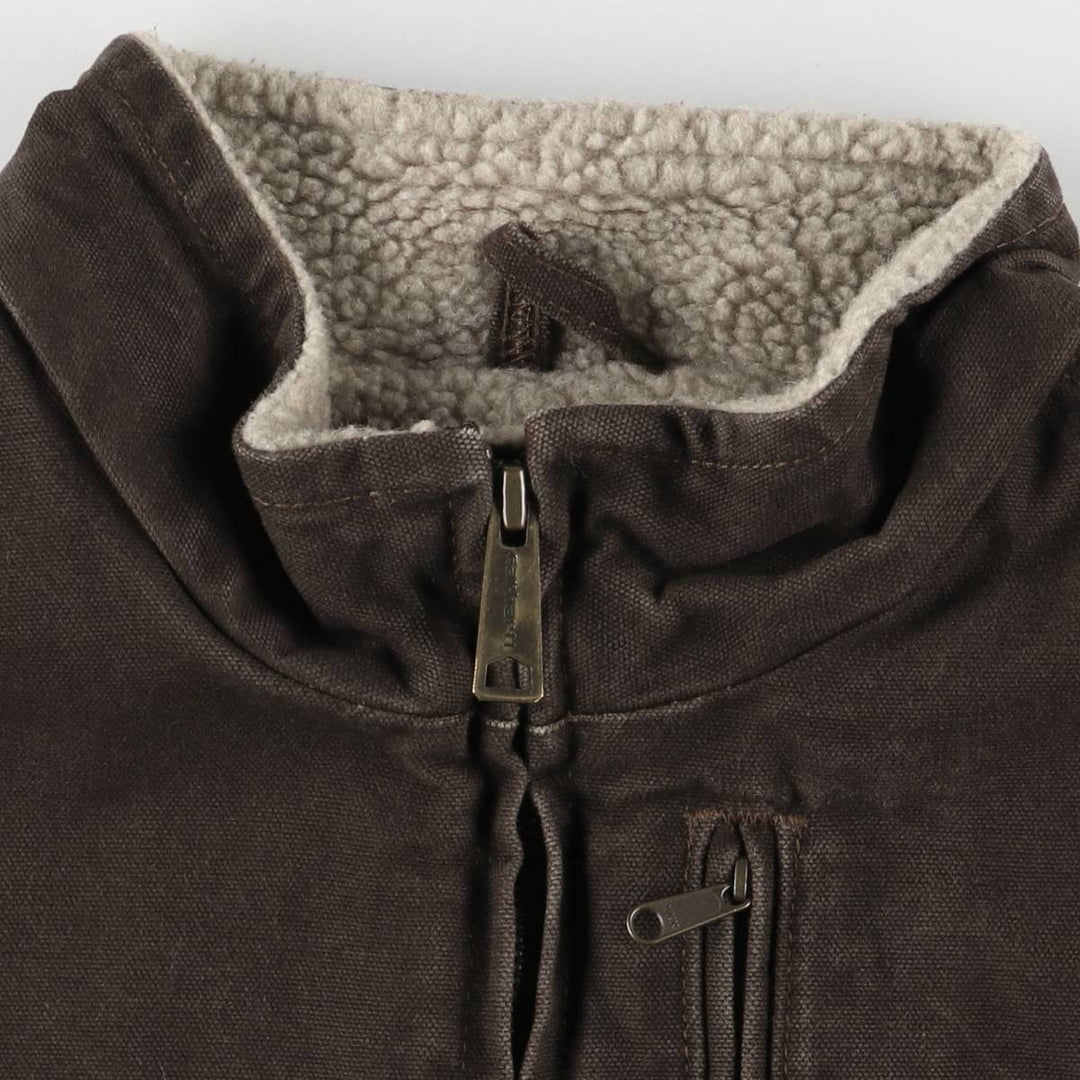 Carhartt Duck Vest, Women's Size Medium cotton brown type Vintage Second Hand