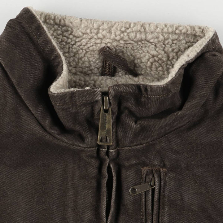 Carhartt Duck Vest, Women's Size Medium cotton brown type Vintage Second Hand