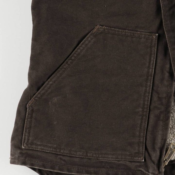 Carhartt Duck Vest, Women's Size Medium cotton brown type Vintage Second Hand